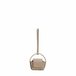 Bolsa Case Songmont Song AirPods Feminino Caqui | QGQ121PZ