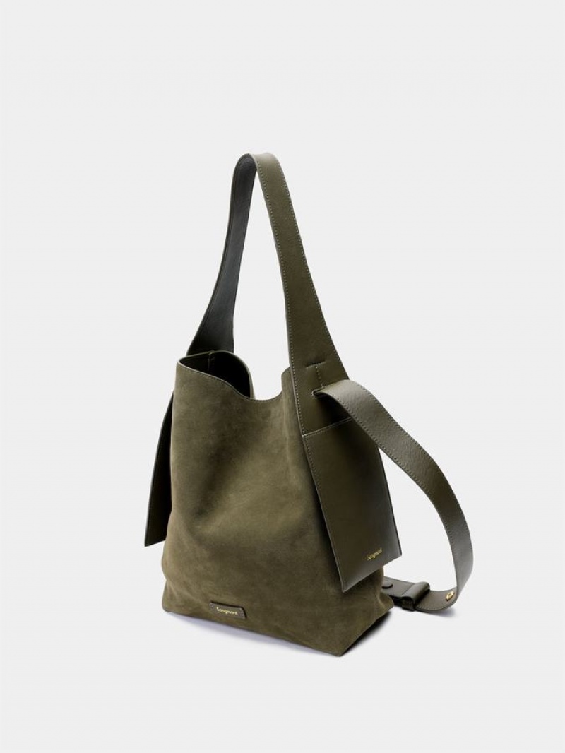 Bolsas Tote Songmont Drippy Medium Feminino Verdes | MNF504XY